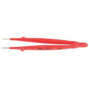 Insulated Tweezers,Straight Blunt,8 In