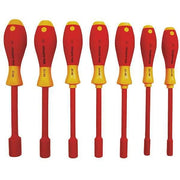 Nut Driver Set,7 Pieces,Metric,Solid,Ins