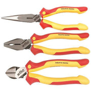 3 Piece Bi-Material Grip Plier Set Insulated Handle