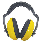 Condor Over-the-Head Ear Muffs, 19 dB NRR, Passive, Electrically Insulated, Yellow