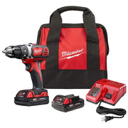 SHOCKWAVE Impact Duty RED HELIX Titanium Drill Bit Set, 23PC + M18 1/2" Drill Driver Kit