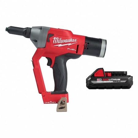 M18 FUEL 1/4" Blind Rivet Tool w/ ONE-KEY + M18 HIGH OUTPUT CP3.0 Battery
