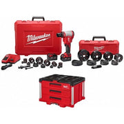PACKOUT 3-Drawer Tool Box + M18 FORCE LOGIC 10T Knockout Tool 1/2" - 4" Kit