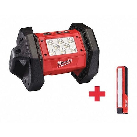 Cordless Job Site Light Kit, 18.0V, LED