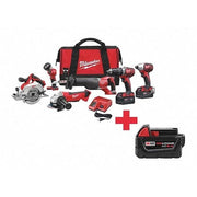 M18 Cordless 6-Tool Combo Kit + M18 XC5.0 Battery