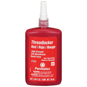 Threadlocker, PERMATEX, Red, High Strength, Liquid, 50 mL Bottle