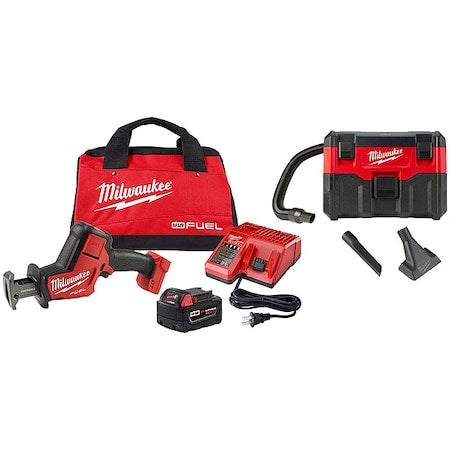 M18 2-Gallon Wet/Dry Vacuum + M18 FUEL HACKZALL KIT