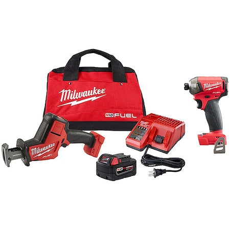M18 FUEL SURGE 1/4" Hex Hydraulic Driver + M18 FUEL HACKZALL Kit