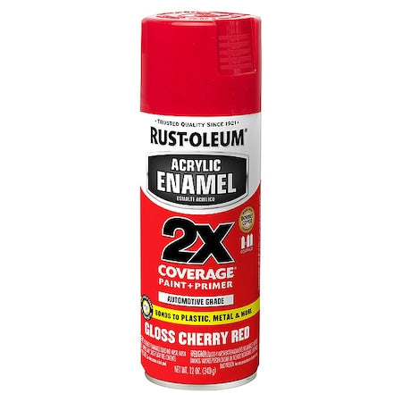 Acrylic Enamel,Gloss Red,PK6