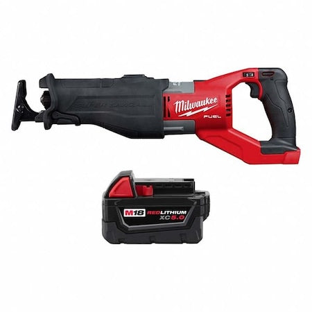 M18 FUEL SUPER SAWZALL Reciprocating Saw + M18 XC5.0 Battery