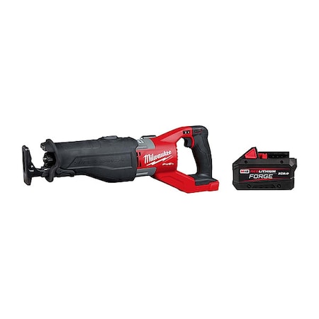 M18 FUEL SUPER SAWZALL Reciprocating Saw + M18 FORGE XC8.0 Battery Pack