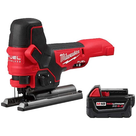 M18 FUEL Barrel Grip Jig Saw + M18 XC5.0 Battery