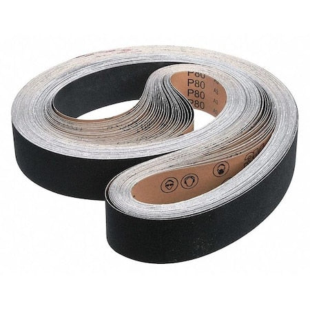 Cloth Belt 461F, 3inx132 In P80 Yf-Weigh, PK50