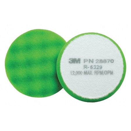 Finesse-It Buffing Pad 28870,3-3/4in, Gre, PK50