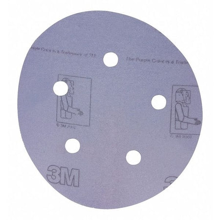 Hookit Flm D/F Dsc 360L,5"xNH, PK500, 5 In Diameter, Aluminum Oxide, P500 Grit, Open Coat TYPE