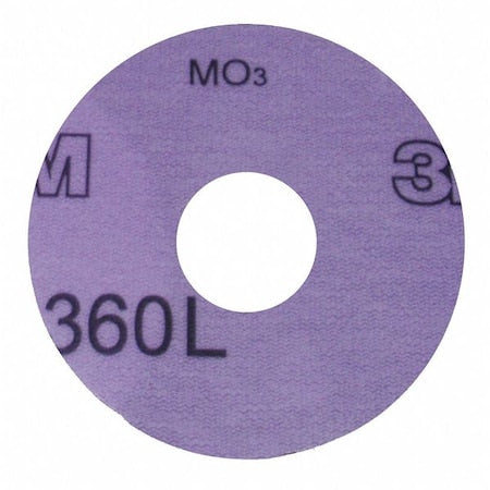 Hkt Flm DC 360L,3inx7/8 In P800, PK1000, 3" Diameter, Center Hole, Aluminum Oxide, P800 Grit