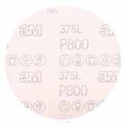 Hookit Flm Dsc 375L,5 x Nh, P800, PK250, 5 In Diameter, 500X, Aluminum Oxide, P800 Grit, Open Coat TYPE