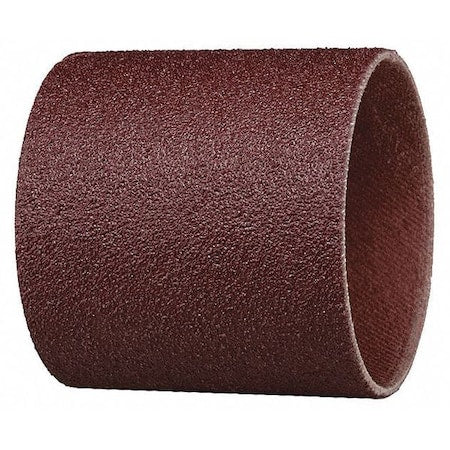 Sanding Belt, 1/2" W, 1/2" L, Closed Coat, Aluminum Oxide, 36 Grit, Brown