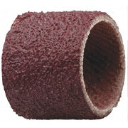 Sanding Belt, 1/2" W, 1/2" L, Closed Coat, Aluminum Oxide, P180 Grit, Brown
