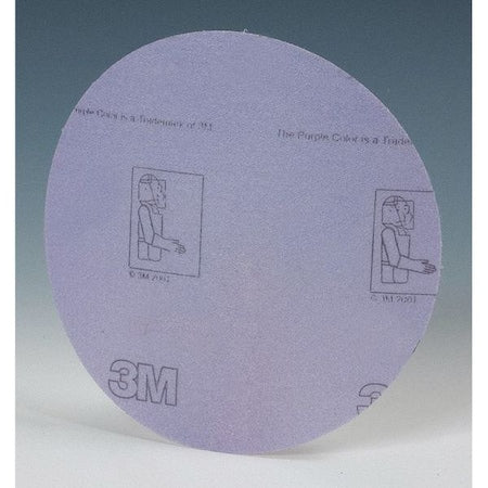 Hkt Flm DC 360L,5inxNH P280,100/, PK500, 5" Diameter, No Hole, Aluminum Oxide, P280 Grit, Open Coat TYPE