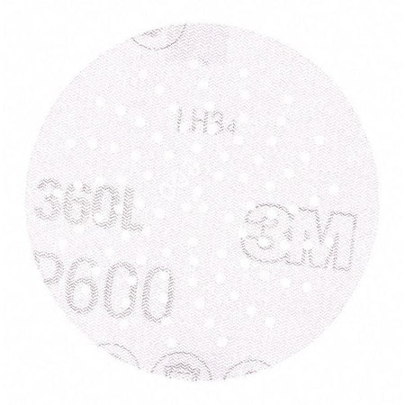 Hkit Cn SAnding Dsc 360L,20891,3in, PK500, 3" Diameter, Multi-Hole, Aluminum Oxide, P600 Grit