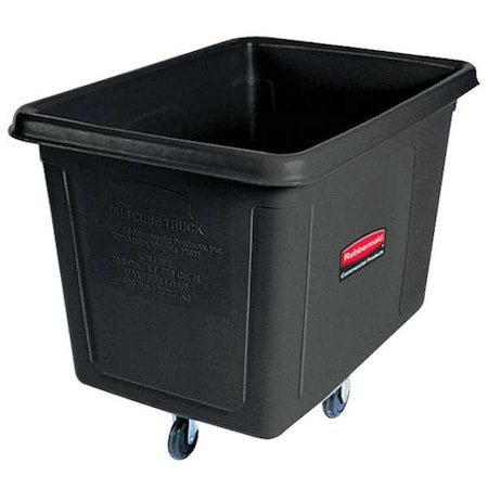 Cube Truck,3/4 cu. yd.,600 lb. Cap,Black