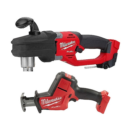 M18 FUEL HACKZALL + M18 FUEL HOLE HAWG 1/2" Right Angle Drill