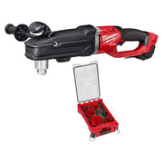 9 PC BIG HAWG w/ Hole Saw Kit, PACKOUT Organizer + M18 FUEL SUPER HAWG 1/2" Right Angle Drill