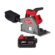 M18 FUEL 6-1/2 in Plunge Track Saw + M18 XC5.0 Battery
