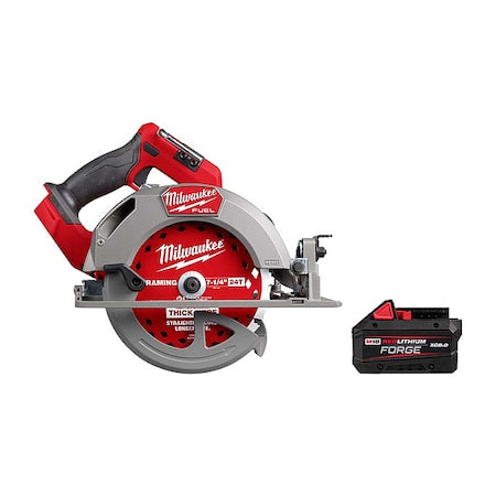M18 FUEL 7-1/4 in Circular Saw + M18 FORGE XC8.0 Battery Pack