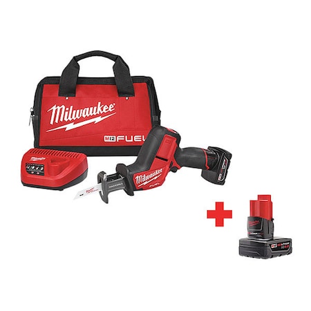 M12 FUEL HACKZALL Recip Saw Kit + M12 XC6.0 Battery