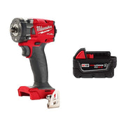 M18 FUEL 3/8" Compact Impact Wrench w/ Friction Ring + M18 XC5.0 Resistant Battery