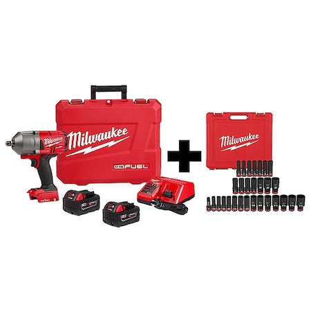 M18 ONE-KEY 1/2" HTIW + 29PC Socket Set