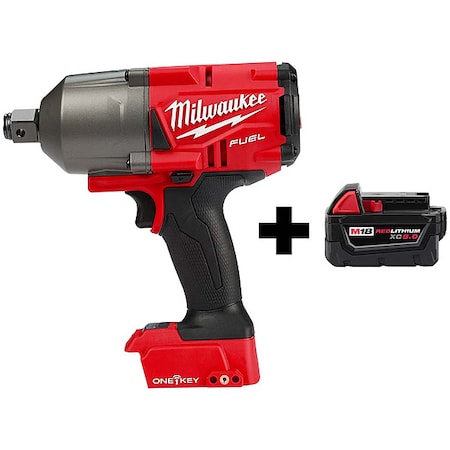 Impact Wrench Kit, 18 V DC, Square