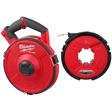 M18 FUEL ANGLER 120' x 1/8" Steel Pulling Fish Tape Replacement Cartridge + Pulling Fish Tape