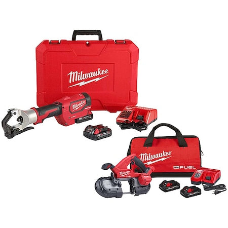 M18  Dieless Crimper + M18 Band Saw Kit