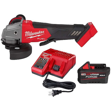M18 FUEL 4-1/2" / 5" Braking Grinder + M18 & M12 Multi-Voltage Charger + M18 FORGE XC6.0 Battery
