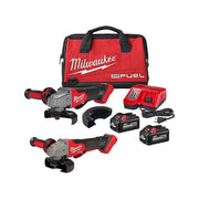 M18 FUEL 4-1/2" / 5" Variable Speed Braking Grinder + M18 FUEL 4-1/2" / 5" Braking Grinder Kit