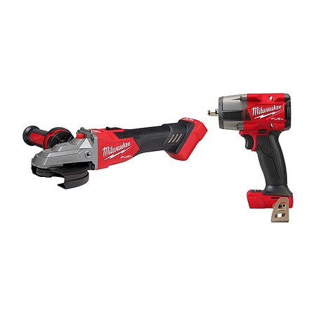 M18 FUEL 5" Grinder + M18 FUEL 3/8" MTIW