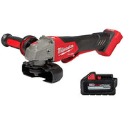 M18 FUEL 4-1/2" / 5" Variable Speed Braking Grinder, Paddle Switch No-Lock + M18 XC6.0 Battery
