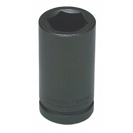 3/4 in Drive Impact Socket Deep Socket, black oxide, Steel,2 3/8 in