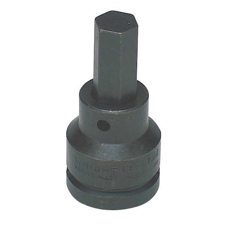 Impact Bit,3/4 x 3-1/4In,6pt,Black Oxide