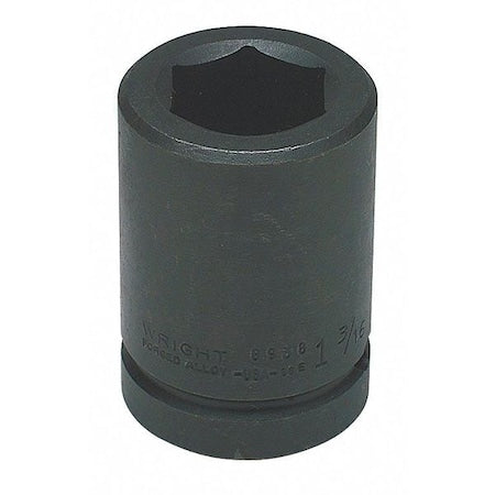 1" Drive, 3-1/2" Size, SAE Impact Socket, 6 Pts