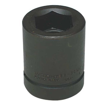 1" Dr, 115mm Size, Metric Impact Socket, 6 Pts