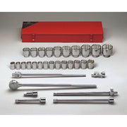 3/4" Drive Standard Socket Set SAE 31 Pieces 7/8 in to 2 3/8 in , Chrome