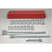 3/4" Drive Standard Socket SAE 19 Pieces 7/8 in to 2 in , Chrome