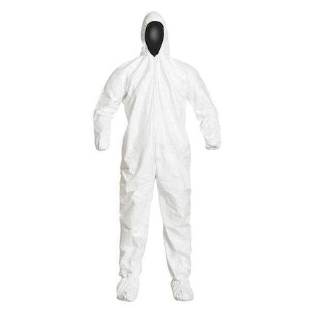 Serged Seams. Attached Elastic Hood. Set Sleeve Design. Elastic Wrists and Ankles. Attached Thumb Loops. 3X