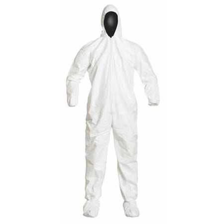 Serged Seams. Attached Elastic Hood. Set Sleeve Design. Elastic Wrists and Ankles. Attached Thumb Loops. 2X