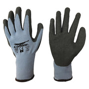 Cut-Resistant Coated Gloves, Cut Level A2 ,Dipped ,Latex ,Rough ,L 1 PR