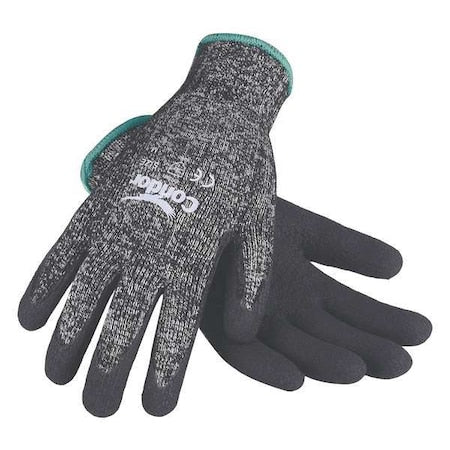 Cut Resistant Coated Gloves, Cut Level 3 ,Nitrile ,Sandy ,2XL 1 PR